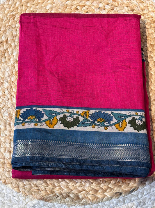 Viscose Cotton in Pink