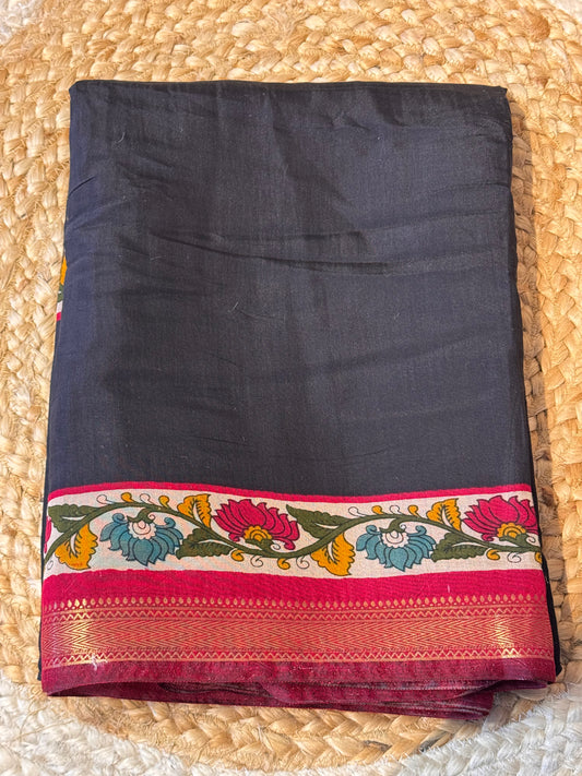 Viscose Cotton in Black