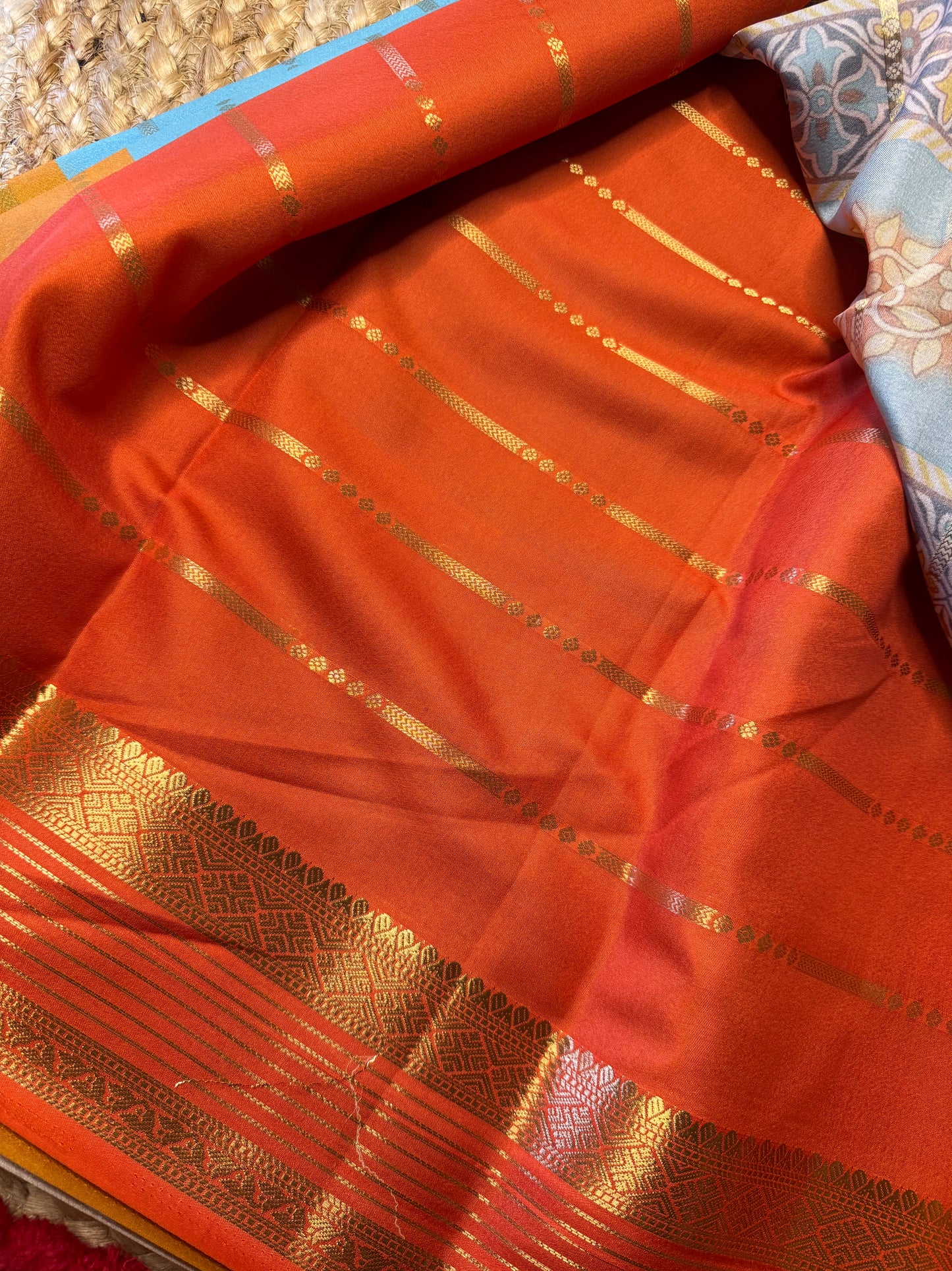 3d Semi Mysore Silk