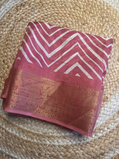 Semi Georgette Saree