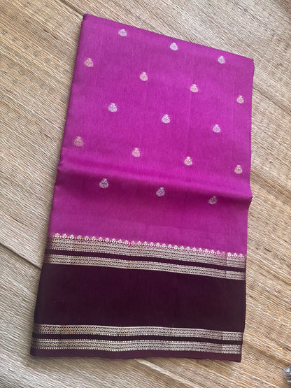 Pink Vintage Viscose Saree