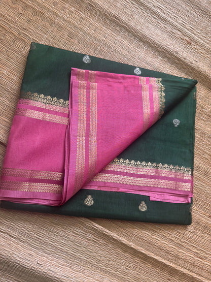 Hasiru Vintage Viscose Saree