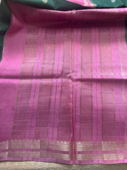 Hasiru Vintage Viscose Saree