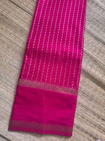 Rani Pink Khaddi Georgette Saree