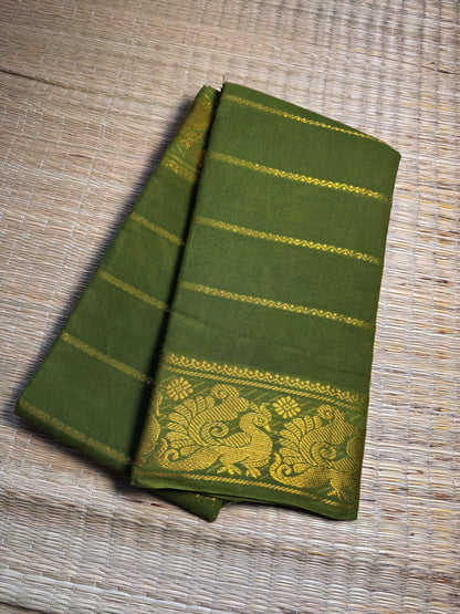 Green Kolam Pure Cotton Saree