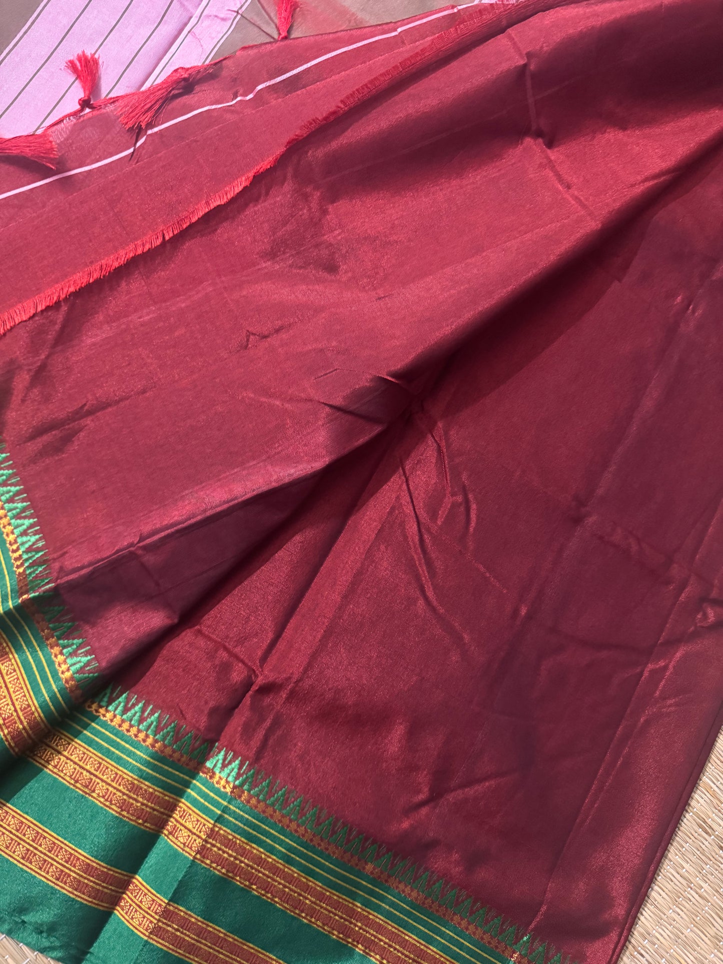 Viscose ilkal Cotton Saree
