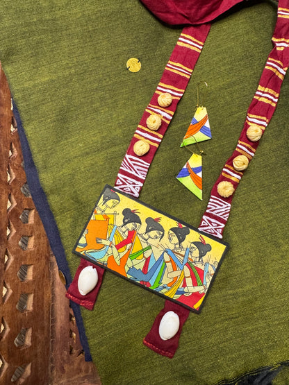 Hand Painted Thread Jewellery (T2613)