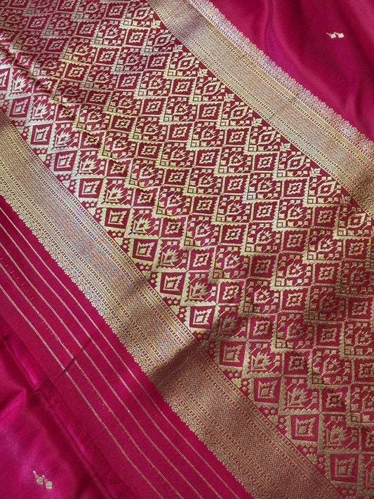Gajji Silk Saree in Self (Pink)