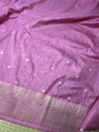 Rani Pink Jaal Pattern Soft Georgette