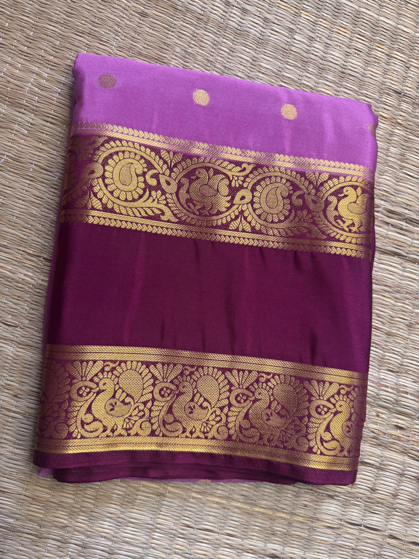 Anushree Semi Crepe Silk (Lavender)