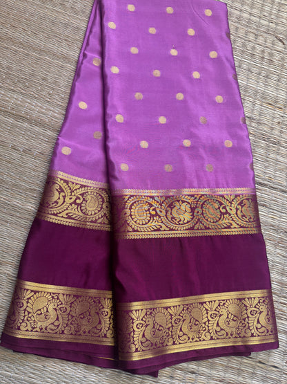 Anushree Semi Crepe Silk (Lavender)