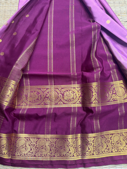 Anushree Semi Crepe Silk (Lavender)