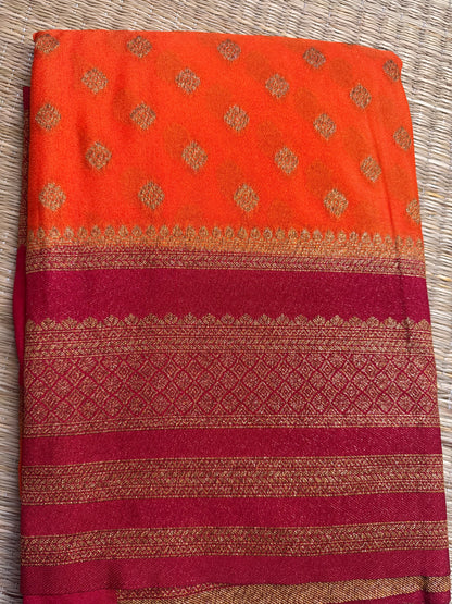 Khaddi Georgette Saree