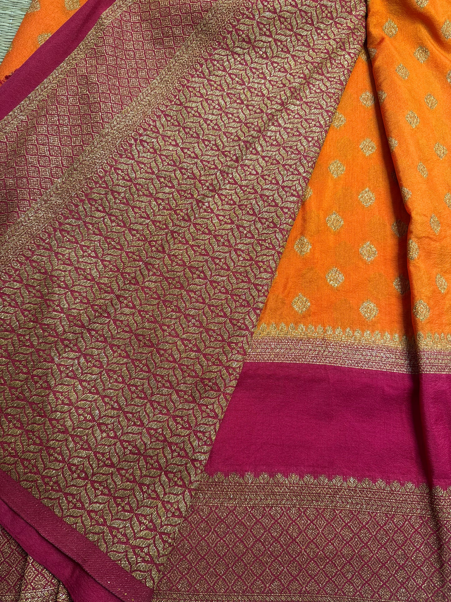 Khaddi Georgette Saree
