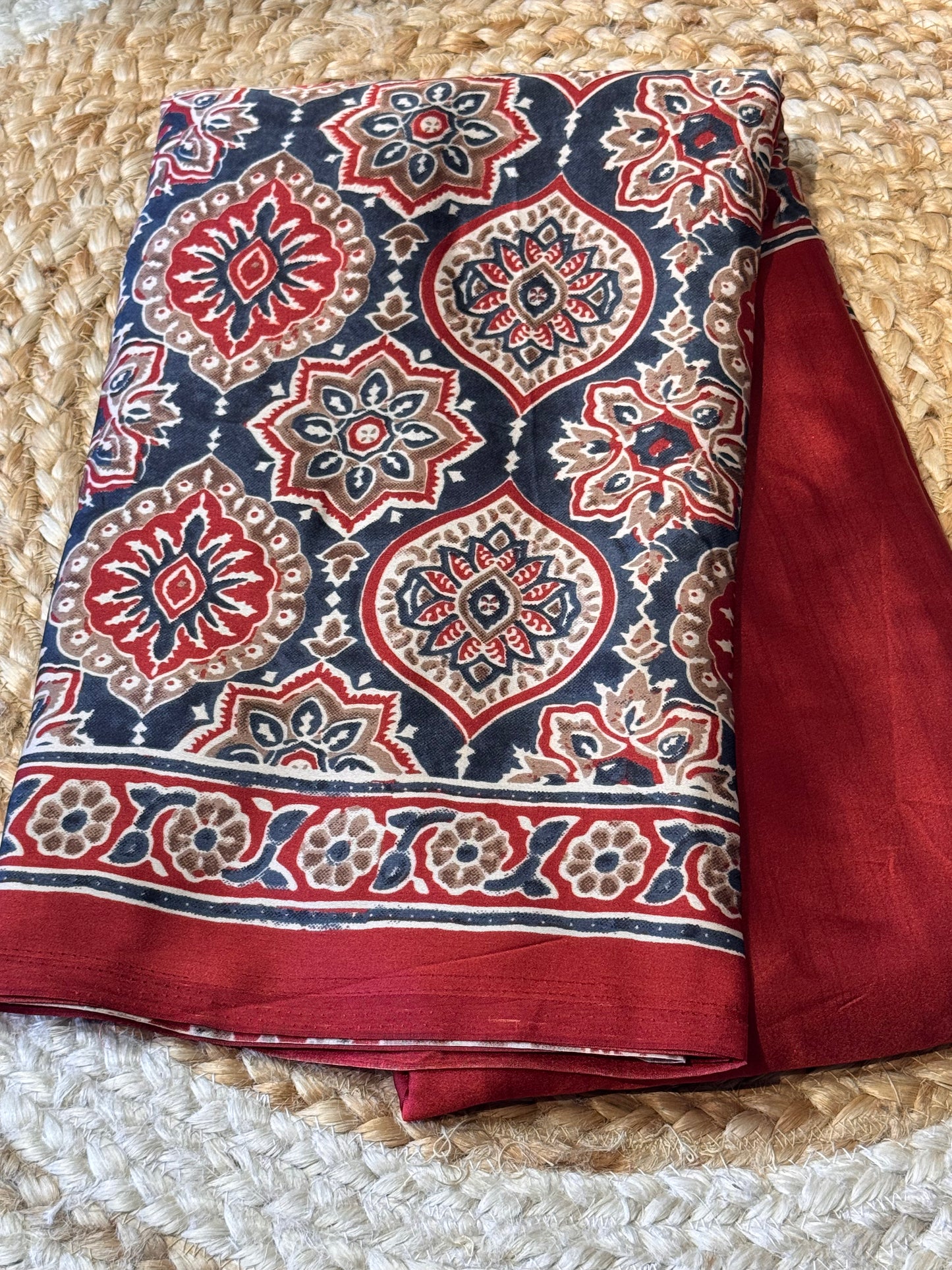 Satin Modal Silk in Half and half