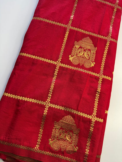 Red Chariot Semi Crepe