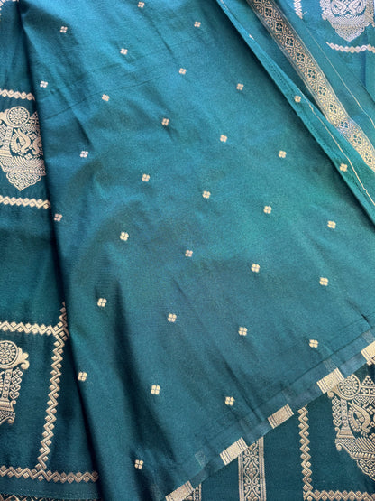 Dark Green Chariot Semi Crepe