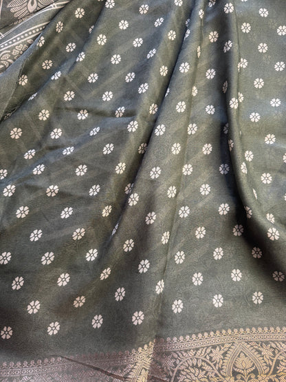 Light Green Chiffon Saree