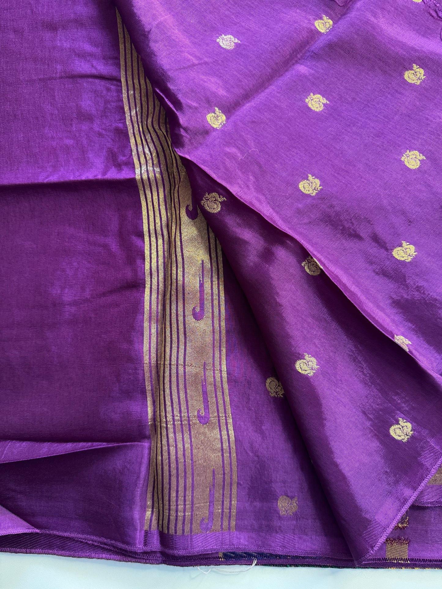 Purple Paithani Pure Viscose Saree