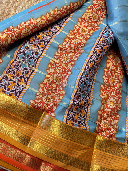 3d Semi Mysore Silk