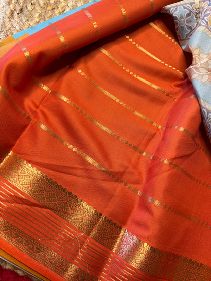 3d Semi Mysore Silk